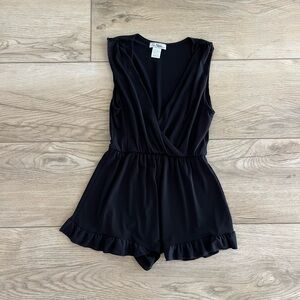 So Nikki Girls M (10-12) Black Romper